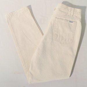 Vintage BILL BLASS Women's 14 (Actual 31 x 30) High Waisted Tapered Leg Jeans